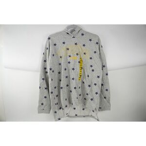 Liv Casual LSU TIGERS Pullover Hoodie Sweatshirt Gray Stars, Women's Medium